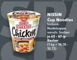 Kaufland NISSIN Cup Noodles Chicken Angebot