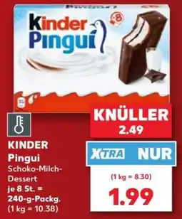 Kaufland Kinder Pinguí Schoko-Milch-Dessert Angebot
