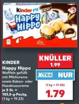 Kaufland Kinder Happy Hippo Angebot