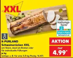 Kaufland K-PURLAND Schweinerücken XXL Angebot