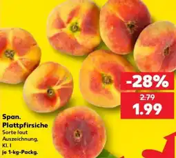 Kaufland Span. Plattpfirsiche Angebot