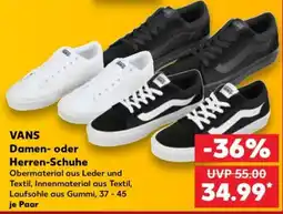 Kaufland VANS Damen- oder Herren-Schuhe Angebot