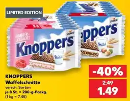 Kaufland Knoppers Waffelschnitte Angebot