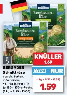 Kaufland BERGADER Schnittkäse Angebot