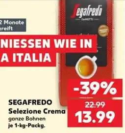 Kaufland SEGAFFREDO Selezione Crema Angebot