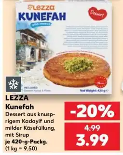 Kaufland LEZZA Kunefah Angebot