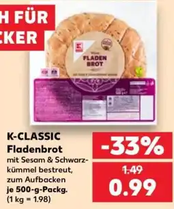 Kaufland K-CLASSIC Fladenbrot Angebot