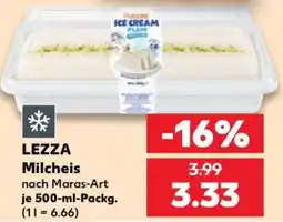 Kaufland LEZZA Milcheis Angebot
