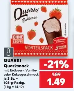 Kaufland QUARKI Quarksnack Angebot