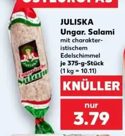 Kaufland JULISKA Ungar. Salami Angebot