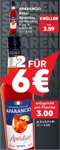 Kaufland APARANCIO Aperitivo Angebot