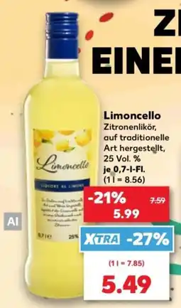 Kaufland Limoncello Zitronenlikör Angebot
