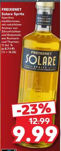Kaufland Freixenet Solare Spritz Angebot
