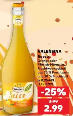 Kaufland Valensina Secco Orange Angebot