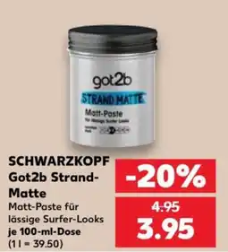 Kaufland SCHWARZKOPF Got2b Strand-Matte Angebot