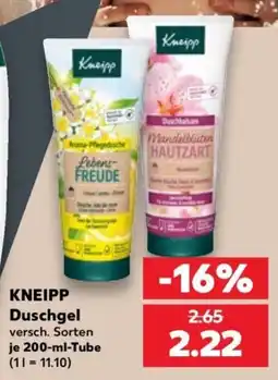 Kaufland KNEIPP Duschgel Angebot