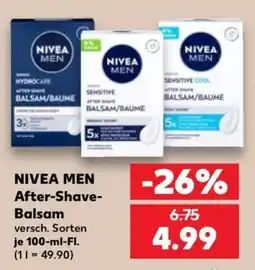 Kaufland NIVEA MEN After-Shave-Balsam Angebot