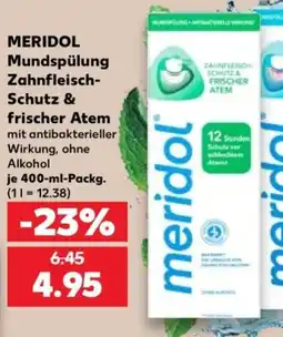 Kaufland MERIDOL Mundspülung Zahnfleisch-Schutz & frischer Atem Angebot