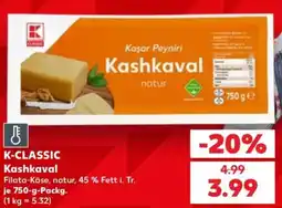 Kaufland K-CLASSIC Kashkaval Angebot