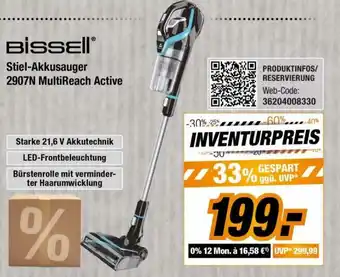 Expert Bening Bissell Stiel Akkusauger 2907N MultiReach Active Angebot