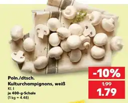 Kaufland Poln./dtsch. Kulturchampignons, weiß Angebot