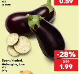 Kaufland Span./niederl. Aubergine, lose Angebot