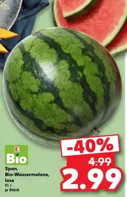 Kaufland Span. Bio-Wassermelone Angebot