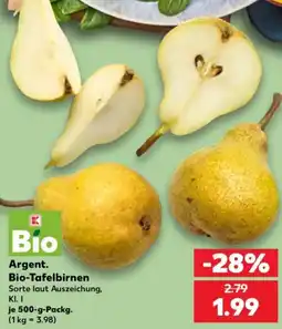 Kaufland Argent. Bio-Tafelbirnen Angebot