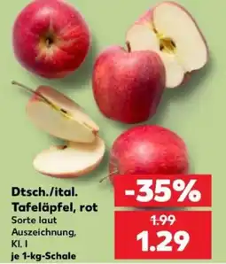 Kaufland Dtsch./ital. Tafeläpfel, rot Angebot