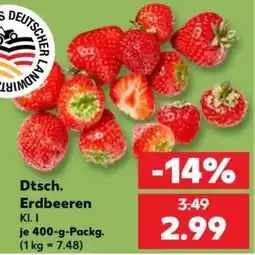 Kaufland Dtsch. Erdbeeren Angebot