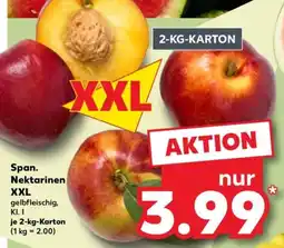 Kaufland Span. Nektarinen XXL Angebot