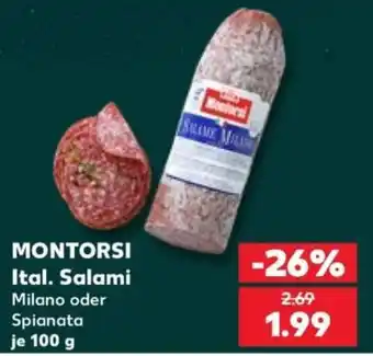 Kaufland MONTORSI Ital. Salami Angebot