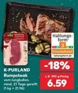 Kaufland K-PURLAND Rumpsteak Angebot