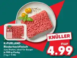 Kaufland K-PURLAND Rinderhackfleisch Angebot