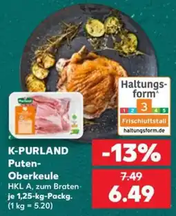 Kaufland K-PURLAND Puten-Oberkeule Angebot