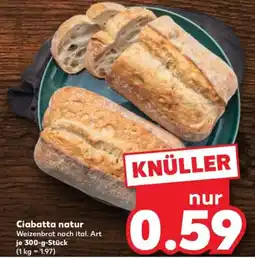 Kaufland Ciabatta natur Angebot