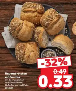 Kaufland Bauernbrötchen mit Saaten Angebot