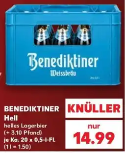Kaufland Benediktiner Weissbräu Hell Angebot
