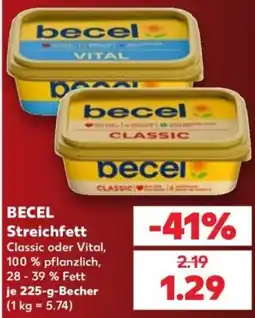 Kaufland BECEL Streichfett Angebot