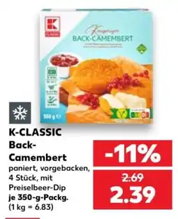Kaufland K-CLASSIC Back-Camembert Angebot