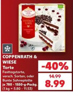 Kaufland COPPENRATH & WIESE Torte Angebot