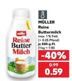 Kaufland MÜLLER Reine Buttermilch Angebot