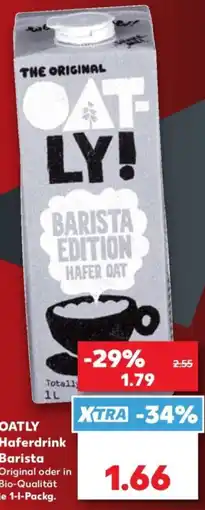 Kaufland OATLY Haferdrink Barista Angebot