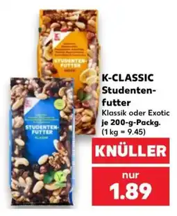 Kaufland K-CLASSIC Studentenfutter Angebot