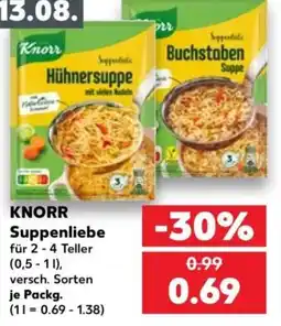 Kaufland Knorr Suppenliebe Angebot