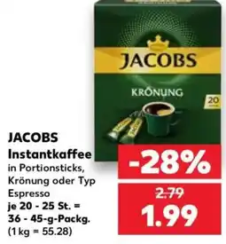 Kaufland Jacobs Instantkaffee Angebot