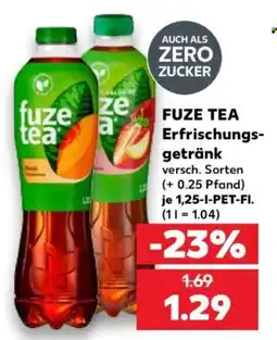 Kaufland fuze tea Erfrischungsgetränk Angebot