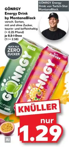 Kaufland GÖNRGY Energy Drink Angebot