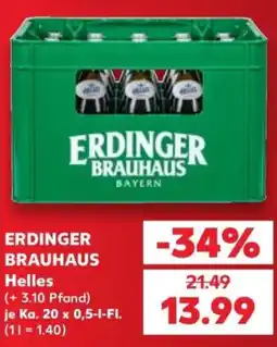 Kaufland ERDINGER BRAUHAUS Helles Angebot