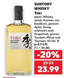 Kaufland SUNTORY WHISKY Toki Angebot